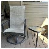 Rocker Patio Chair and Table