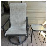 Rocking Patio Chair and Table Rocking Patio Chair and Table