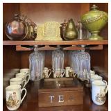 Crystal Goblets, Collector Mugs and More Crystal Goblets, Collector Mugs and More
