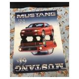 Ford Mustang Advertisement Poster Ford Mustang Advertisement Poster