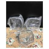 3 Honda Motorcycle Head Light Rims 3 Honda Motorcycle Head Light Rims
