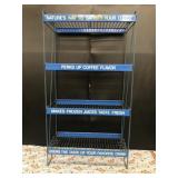 Metal Display Rack 4 Shelves Metal Display Rack 4 Shelves