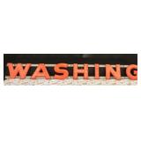 Washing Metal Sign