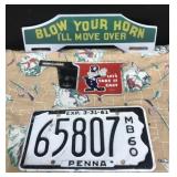 1961 License PLate & Toppers 1961 License PLate & Toppers
