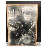 Marlon Brando "The Wild One" Framed Picture