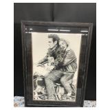 James Dean & Marilyn Monroe Framed Picture