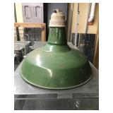 Vintage Green Light Fixture