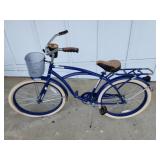 Huffy Deluxe Cruiser Bicycle Blue