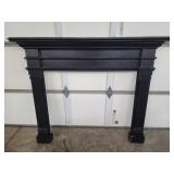 Black Fireplace Mantel