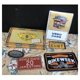 Metal Signs & King Edward Box Metal Signs & King Edward Box