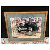 1994 Thom Petersen Coca-Cola Studebaker Framed 1994 Thom Petersen Coca-Cola Studebaker Framed