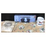 Vintage Sun Visor, Gas Cap, Cup Vintage Sun Visor, Gas Cap, Cup