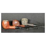 Trio Of Dr. Grabow Smoking Pipes