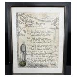 1963 Frettin Signed Framed Print