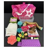 American Girl Doll Tote and Accessories