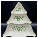 Lenox Holiday Tree Divided Server w/Box