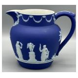 Antique Wedgwood Cobalt Blue Pitcher