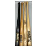 (4) SF Giants & Louisville Slugger Musuem Bats