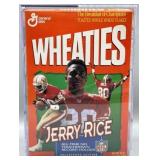 Jerry Rice Unopened Wheaties Box w/Case