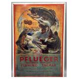 Pflueger Fishing Tackle Metal Sign