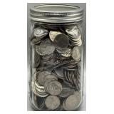 Mason Jar of Quarters