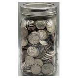 Mason Jar of Quarters