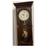 Howard Miller Lewis Wall Clock w/Key