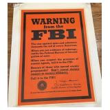 Authentic WW2 War Propaganda Poster Linen Backed