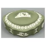 Wedgwood Sage Green Oval Lidded Box
