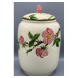 Vintage Franciscan Desert Rose Jar Canister w/Lid