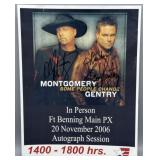 Montgomery Gentry Autographs