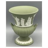 Wedgwood Sage Green Classical Urn Vase