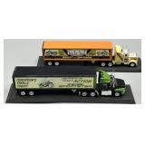(2) Harley Davidson Matchbox Diecast Semi-Trucks