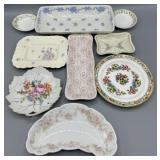 Vintage Porcelain Trinket Dishes