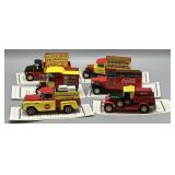 (6) Matchbox Coca-Cola Die Cast with COAï¿½s