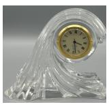 Lenox Lead Crystal Waterscape Clock