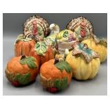 Fall Themed Salt and Pepper Shakers