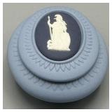 Wedgwood Tricolor Jasperware Oval Trinket Box