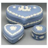 Wedgwood Jasperware Jewelry Trinket Boxes