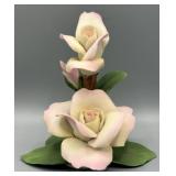 Capodimonte Porcelain Roses & Rose Buds