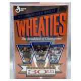 Wheaties Super Bowl 30th Anniversary Box w/Case