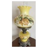Gone With The Wind Style Lamp Handpainted