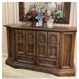 Entryway Table and Contents