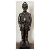 WW2 Drager Seal Statue - Handcrafted from Coal