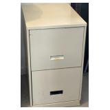 Metal 2-Drawer Filing Cabinet