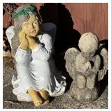 (2) Angel Garden Decor Pieces