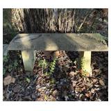 Concrete Garden Bench
