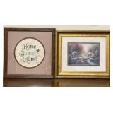 Embroidered Picture and Framed Print