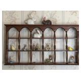 Easter Decor and Wood Display Shelf