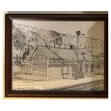 1993 Drawing of Stewart, TN by Leland McAuley